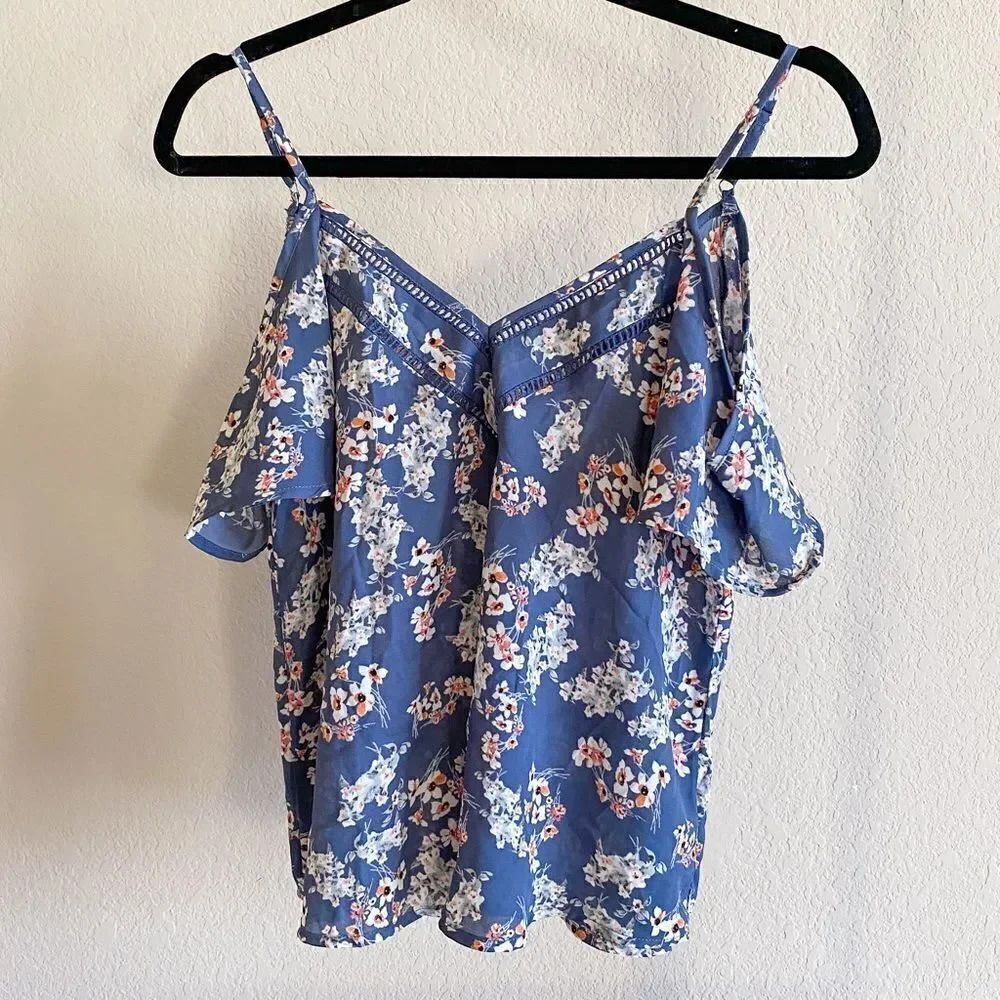 Cold Shoulder Floral Top